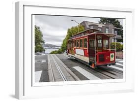 Cable Car in San Francisco-null-Framed Art Print