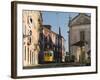 Cable Car in the Old Town, Lisbon, Portugal, Europe-Angelo Cavalli-Framed Photographic Print