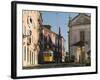 Cable Car in the Old Town, Lisbon, Portugal, Europe-Angelo Cavalli-Framed Photographic Print