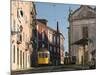 Cable Car in the Old Town, Lisbon, Portugal, Europe-Angelo Cavalli-Mounted Photographic Print