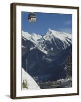 Cable Car, Mayrhofen Ski Resort, Zillertal Valley, Austrian Tyrol, Austria-Christian Kober-Framed Photographic Print