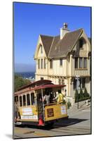 Cable Car on Hyde Street, San Francisco, California, United States of America, North America-Richard Cummins-Mounted Photographic Print