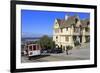 Cable Car on Hyde Street, San Francisco, California, United States of America, North America-Richard Cummins-Framed Photographic Print