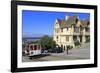 Cable Car on Hyde Street, San Francisco, California, United States of America, North America-Richard Cummins-Framed Photographic Print