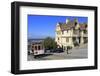 Cable Car on Hyde Street, San Francisco, California, United States of America, North America-Richard Cummins-Framed Photographic Print