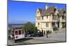 Cable Car on Hyde Street, San Francisco, California, United States of America, North America-Richard Cummins-Mounted Photographic Print