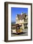 Cable Car on Hyde Street, San Francisco, California, United States of America, North America-Richard Cummins-Framed Photographic Print