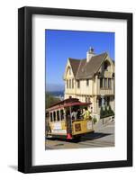 Cable Car on Hyde Street, San Francisco, California, United States of America, North America-Richard Cummins-Framed Photographic Print