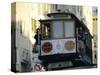 Cable Car on Hyde Street, San Francisco, California, USA-Fraser Hall-Stretched Canvas