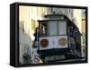 Cable Car on Hyde Street, San Francisco, California, USA-Fraser Hall-Framed Stretched Canvas