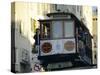 Cable Car on Hyde Street, San Francisco, California, USA-Fraser Hall-Stretched Canvas