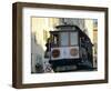 Cable Car on Hyde Street, San Francisco, California, USA-Fraser Hall-Framed Photographic Print