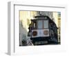 Cable Car on Hyde Street, San Francisco, California, USA-Fraser Hall-Framed Photographic Print