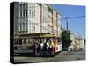 Cable Car on Nob Hill, San Francisco, California, USA-Fraser Hall-Stretched Canvas