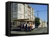 Cable Car on Nob Hill, San Francisco, California, USA-Fraser Hall-Framed Stretched Canvas