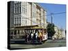 Cable Car on Nob Hill, San Francisco, California, USA-Fraser Hall-Stretched Canvas