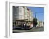 Cable Car on Nob Hill, San Francisco, California, USA-Fraser Hall-Framed Photographic Print