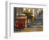 Cable Car on Powell Street in San Francisco, California, USA-Chuck Haney-Framed Premium Photographic Print