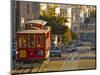 Cable Car on Powell Street in San Francisco, California, USA-Chuck Haney-Mounted Premium Photographic Print