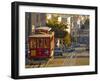 Cable Car on Powell Street in San Francisco, California, USA-Chuck Haney-Framed Premium Photographic Print