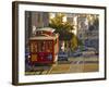Cable Car on Powell Street in San Francisco, California, USA-Chuck Haney-Framed Premium Photographic Print
