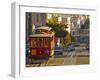 Cable Car on Powell Street in San Francisco, California, USA-Chuck Haney-Framed Photographic Print