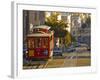 Cable Car on Powell Street in San Francisco, California, USA-Chuck Haney-Framed Photographic Print