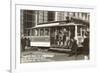 Cable Car on Turn Table, San Francisco, California-null-Framed Premium Giclee Print