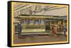 Cable Car on Turntable, San Francisco, California-null-Framed Stretched Canvas