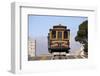 Cable Car over Hill-Rafael Ramirez Lee-Framed Photographic Print