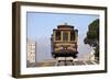 Cable Car over Hill-Rafael Ramirez Lee-Framed Photographic Print