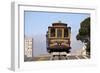 Cable Car over Hill-Rafael Ramirez Lee-Framed Photographic Print