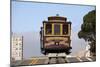 Cable Car over Hill-Rafael Ramirez Lee-Mounted Photographic Print