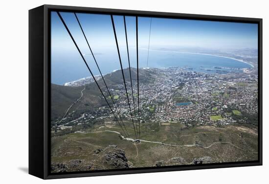 Cable Car, Table Mountain National Park, Cape Town, South Africa-Paul Souders-Framed Stretched Canvas