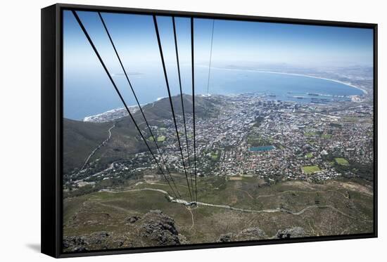 Cable Car, Table Mountain National Park, Cape Town, South Africa-Paul Souders-Framed Stretched Canvas