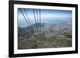 Cable Car, Table Mountain National Park, Cape Town, South Africa-Paul Souders-Framed Photographic Print