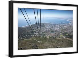 Cable Car, Table Mountain National Park, Cape Town, South Africa-Paul Souders-Framed Photographic Print