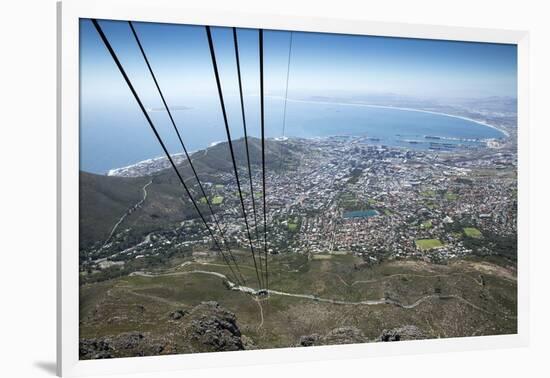 Cable Car, Table Mountain National Park, Cape Town, South Africa-Paul Souders-Framed Photographic Print