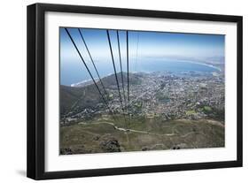 Cable Car, Table Mountain National Park, Cape Town, South Africa-Paul Souders-Framed Photographic Print