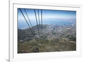 Cable Car, Table Mountain National Park, Cape Town, South Africa-Paul Souders-Framed Photographic Print