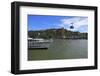 Cable Car to Fortress Ehrenbreitstein on Rhine River, Koblenz, Rhineland-Palatinate, Germany, Europ-Hans-Peter Merten-Framed Photographic Print