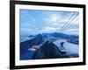 Cable Car to Sugarloaf Mountain at twilight, Rio de Janeiro, Brazil, South America-Karol Kozlowski-Framed Photographic Print