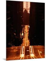 Cable Car Tracks on California Street, San Francisco, U.S.A.-Thomas Winz-Mounted Photographic Print