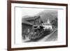 Cable Car Train in Alps at Rigi in Switzerland-null-Framed Art Print