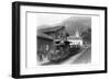 Cable Car Train in Alps at Rigi in Switzerland-null-Framed Premium Giclee Print