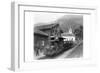 Cable Car Train in Alps at Rigi in Switzerland-null-Framed Premium Giclee Print