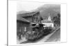 Cable Car Train in Alps at Rigi in Switzerland-null-Stretched Canvas