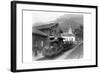 Cable Car Train in Alps at Rigi in Switzerland-null-Framed Art Print