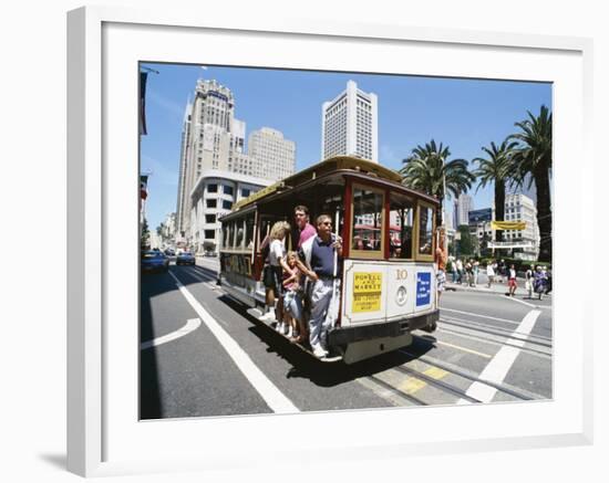 Cable Car, Union Square Area, San Francisco, California, USA-Robert Harding-Framed Photographic Print