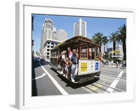 Cable Car, Union Square Area, San Francisco, California, USA-Robert Harding-Framed Photographic Print